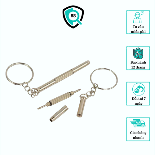 Móc khóa nhỏ gọn hình dáng tô vít
