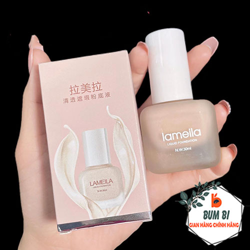 Kem nền kiềm dầu lâu trôi Lameila 3066 với công dụng dưỡng ẩm che khuyết điểm, Kem nền mỏng nhẹ tạo cảm giác da mịn màng