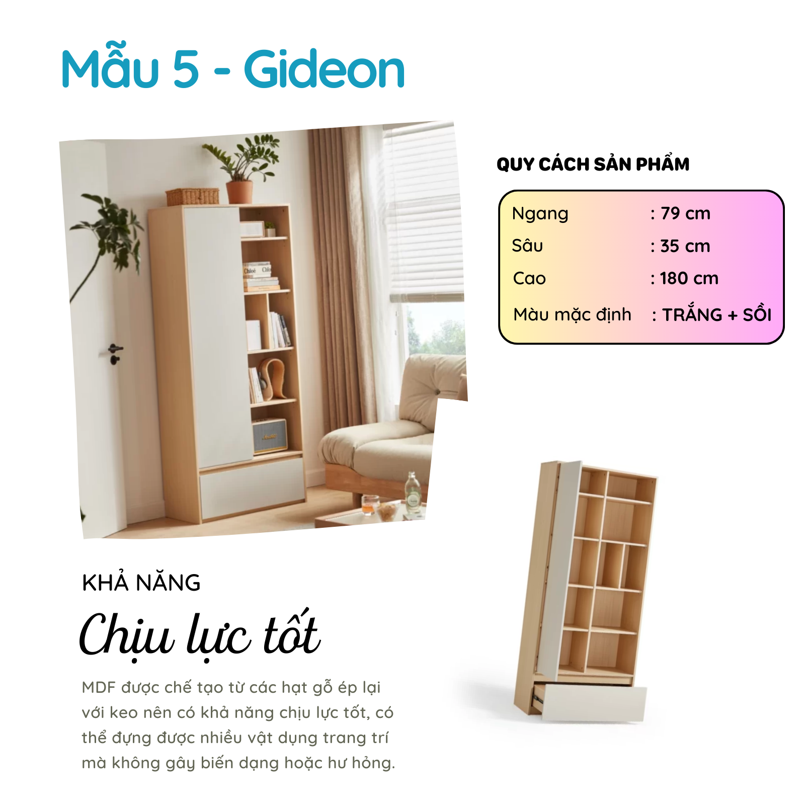Tủ trang trí thương hiệu SMLIFE