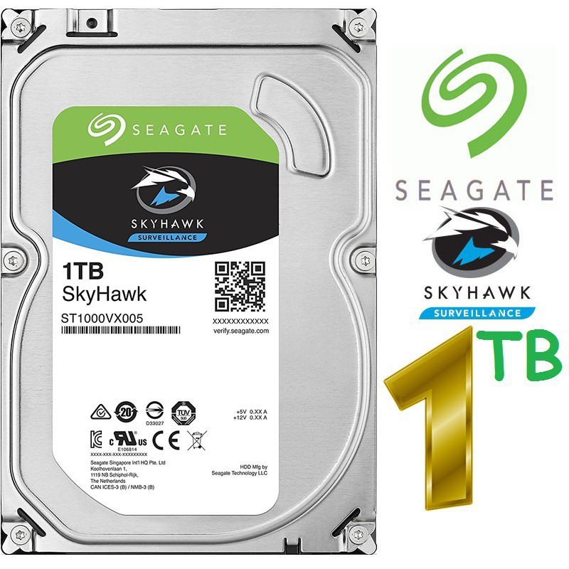 Bảng giá Ổ cứng HDD Seagate 1Tb 3.5 inch 7200RPM, SATA3 6GB/s, 16MB Cache Phong Vũ