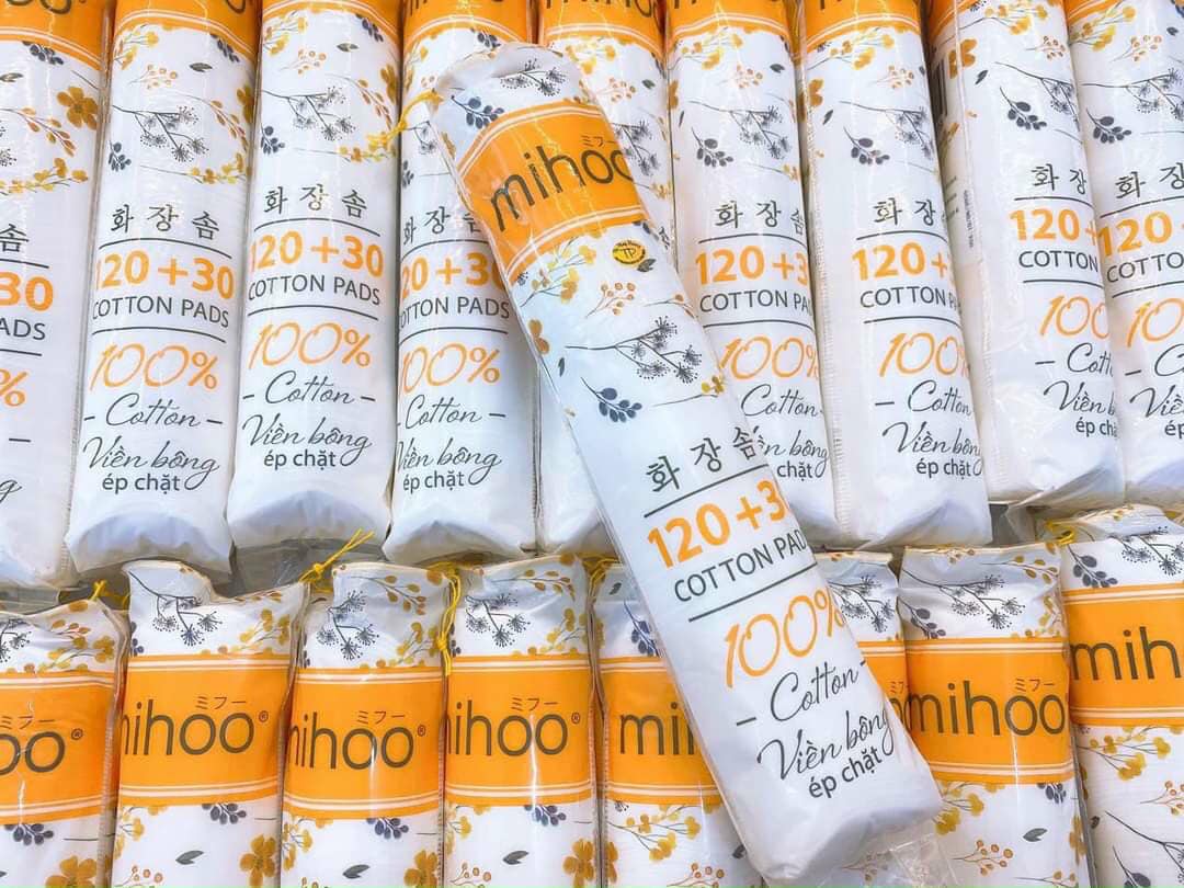 Combo 2 Bông tẩy trang Mihoo Cotton Pads