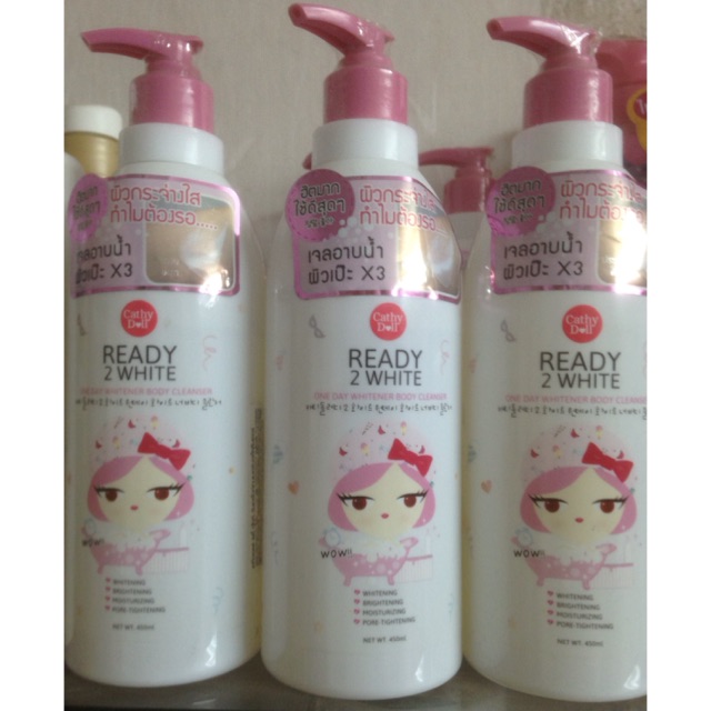 Sữa tắm trắng da cathy doll Ready 2 White thái làm