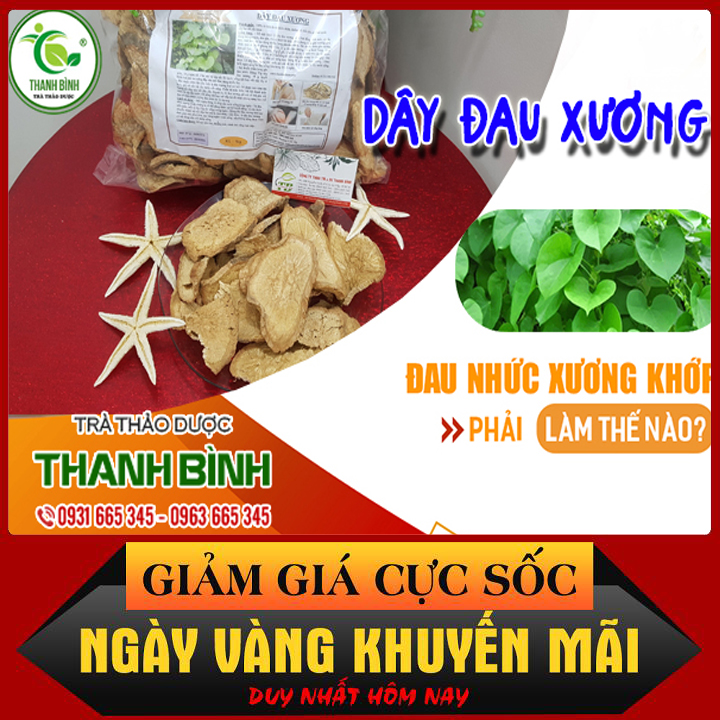 Combo 2kg dây đau xương khô loại 1 - dược liệu thanh bình
