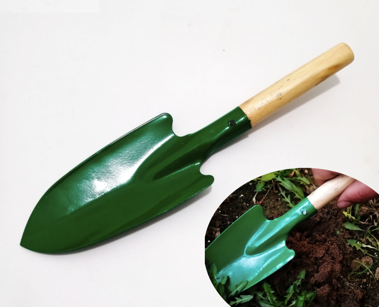 [HCM]Xẻng Cán Gỗ Làm Vườn 26cm H079