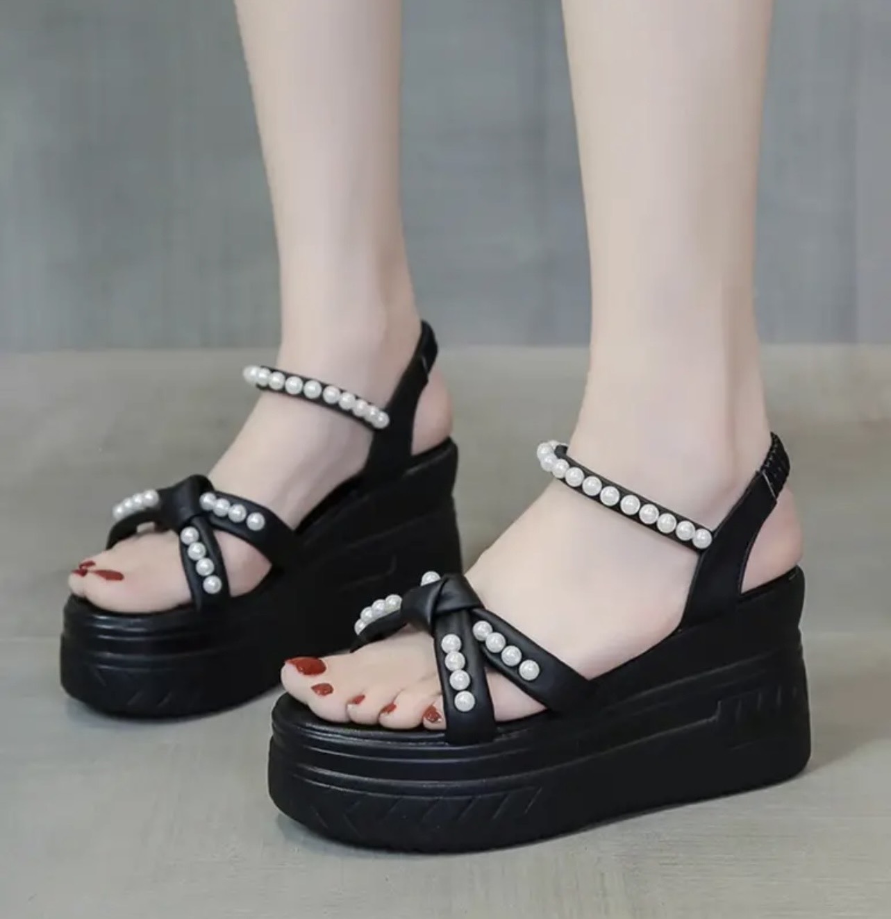 GIÀY SANDAL XUỒNG THẮT NƠ ĐINH NGỌC TH