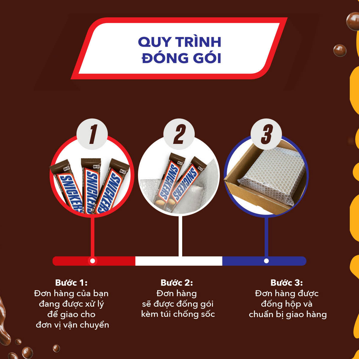 Kẹo Sô Cô La Snickers thanh 51g