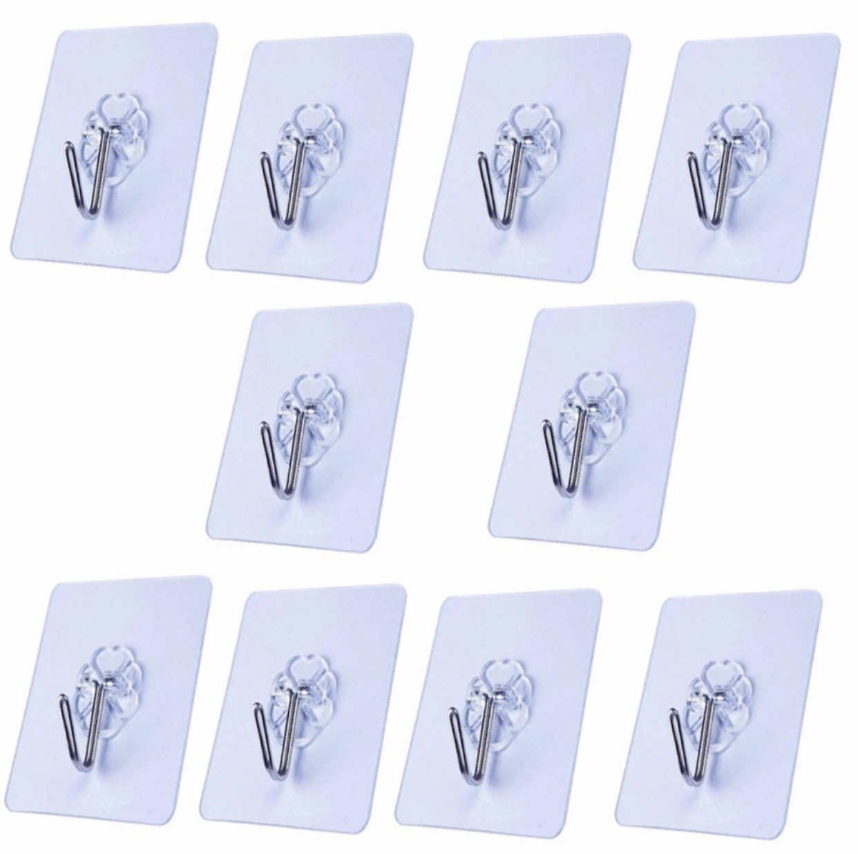 Combo 30 móc dán tường trong suốt thần thánh 6x6cm