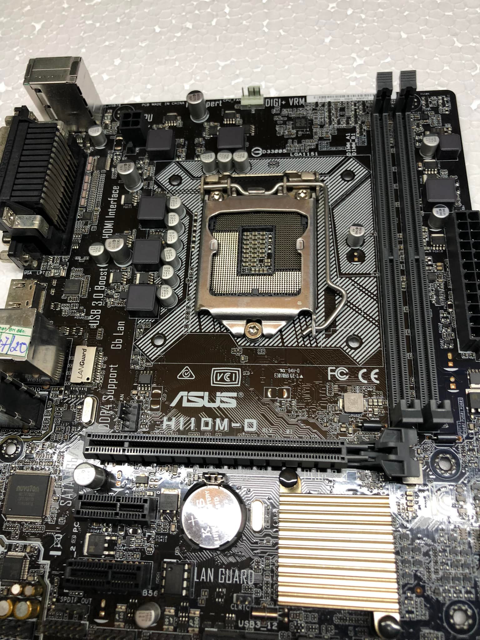 Main máy tính ASUS H110 đã test kĩ