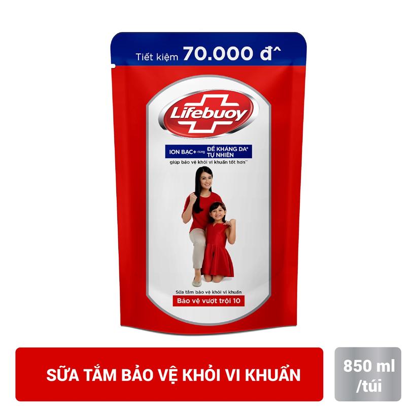 Sữa tắm Lifebuoy 850g