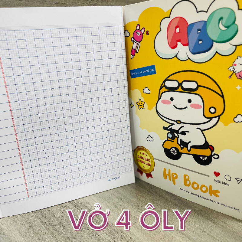 (Lốc 5 quyển) Tập vở ABC học sinh Cao Cấp 200 Trang HP (ĐL 80gsm)