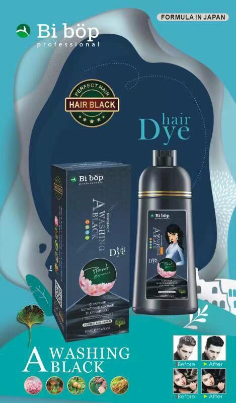 Dầu gội phủ bạc đen/ nâu tóc Bibop Nhật Bản (bao bì mới cam kết chất lượng)