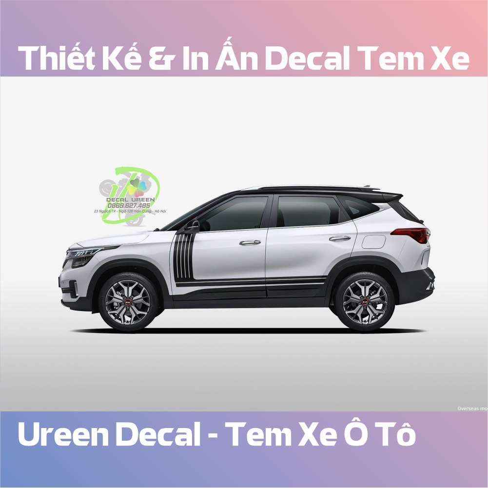 Decal Tem Xe SELTOS Mẫu 011
