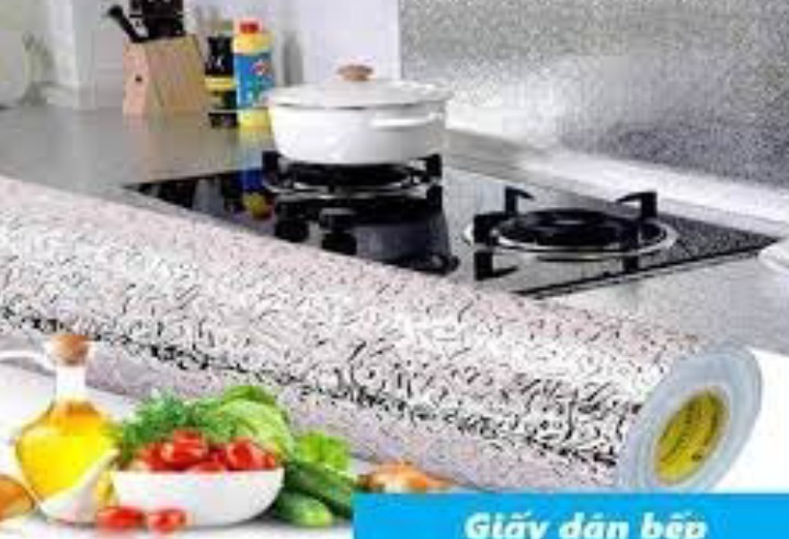 giấy bạc dán bếp