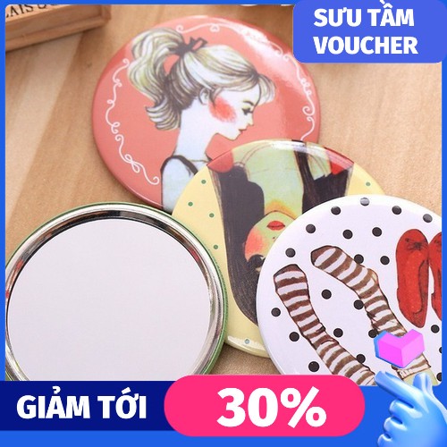 Combo 10 gương mini hàn quốc siêu kute
