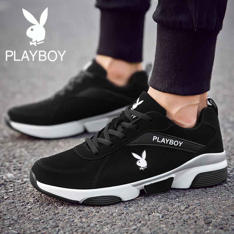 2018 PLAYBOY Mùa Xuân Mẫu Mới Dày Cộng Với Giầy Nam Chống Hôi Giày Cotton Thường Xu Hướng Nhiều Kiểu Phối Đồ Thể Thao Giày Thể Thao
