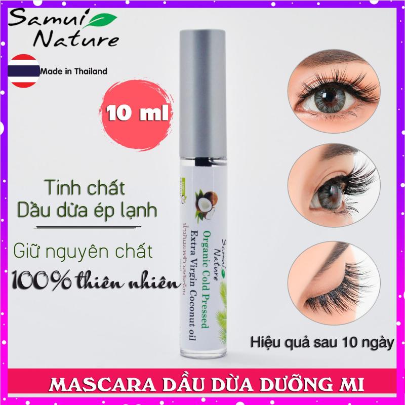 Mascara Dầu Dừa Dưỡng Dài & Dày Mi 10ml - 100% Dầu dừa nguyên chất - Hàng Thái Lan - SAMUI Nature Life (10ml) nhập khẩu