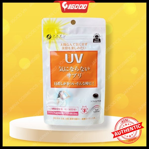 igood-Viên uống chống nắng UV Care Plus Fine Japan gói 30 viên nhập khẩu