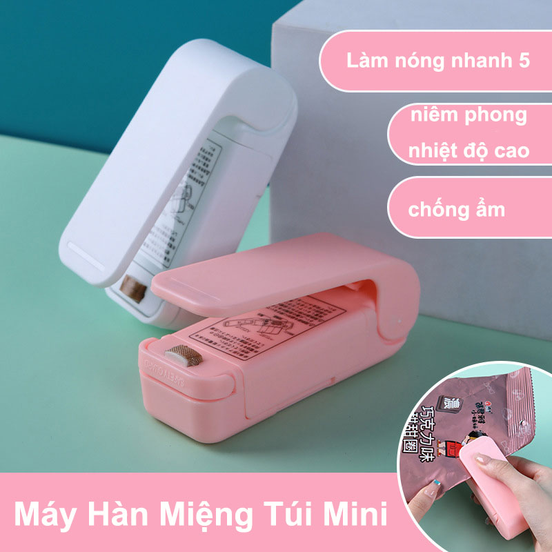 [HCM] Máy Hàn Miệng Túi Mini Tiện Lợi，Công cụ niêm phong nóng túi snack nhựa mini cầm tay HD3406