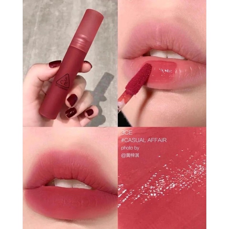 [FREE SHIP] Son 3CE Blur Water Tint Hiệu Ứng Viền Môi