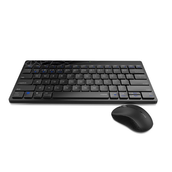 Bộ Phím Chuột Không Dây Rapoo 8000M - Bộ Phím Chuột Bluetooth ( 2 Chức Năng Usb-Wireless Bluetooth) )