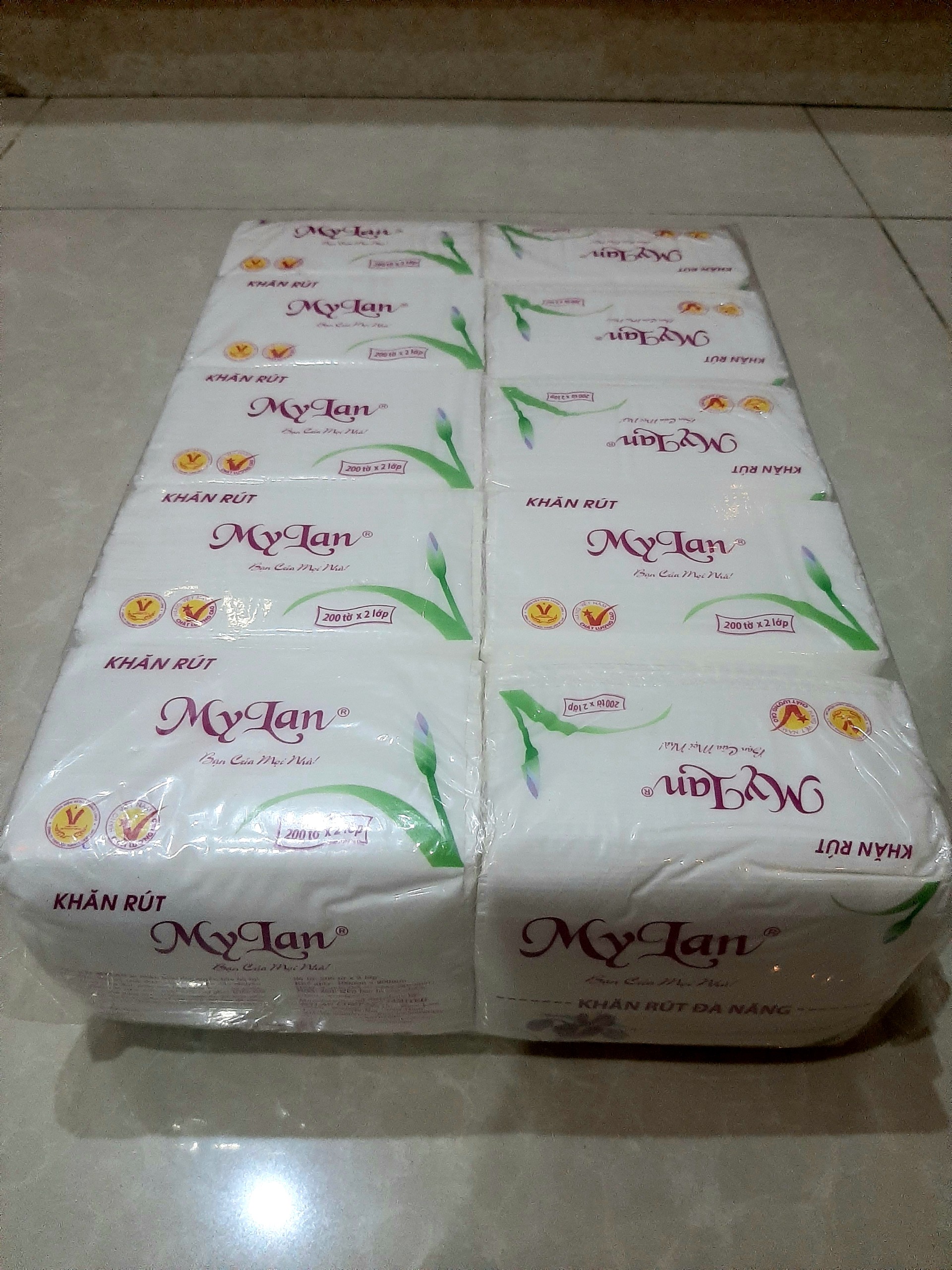 10 bịch khăn rút mỹ lan chất lượng cao