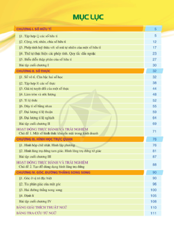 Toán Lớp 7 Tập 1 - Bo Canh Dieu