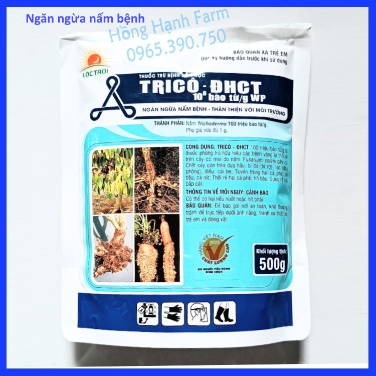 Nấm đối kháng tricoderma tricô đhct - thuốc trừ bệnh sinh học nấm trichoderma