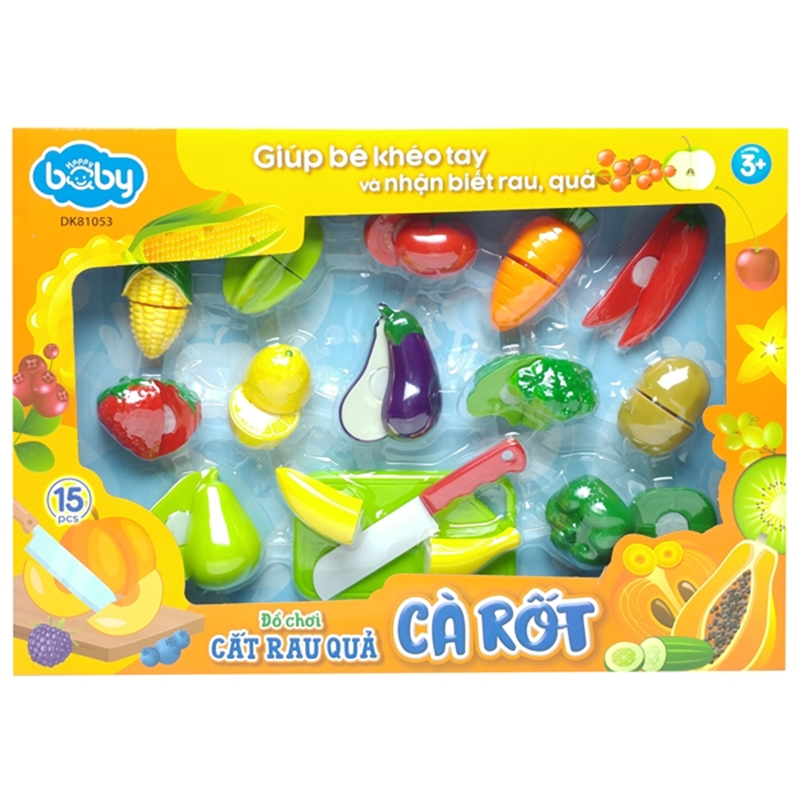 Cà rốt - đồ chơi cắt rau quả, dk 81053