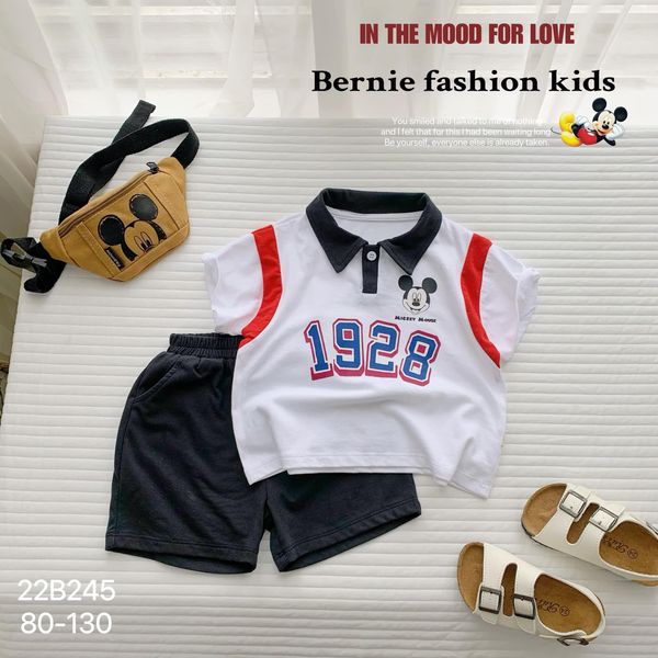 Bộ polo Mickey 1928 Bernie cho bé trai