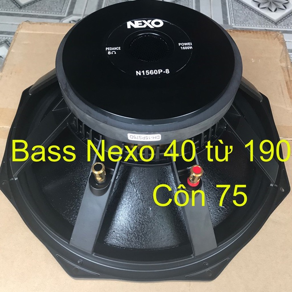 LOA BASS 40 CM NEXO TỪ 190 COIL 75 HÀNG NHẬP  GIÁ 1 CÁI