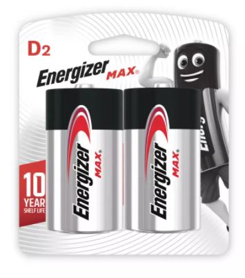 [HCM]Pin Đại size D Energizer Max vỉ 2 viên 1.5V (Nhập Khẩu Chính Hãng)
