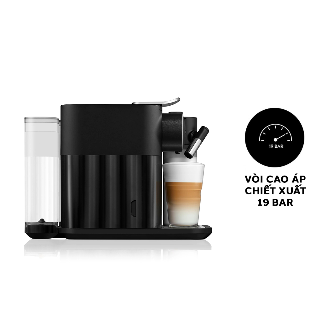 Máy pha cà phê viên nén Nespresso Gran Lattissima - Đen