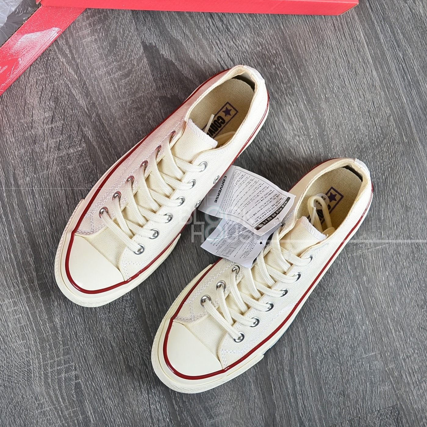 Giày converse1970s low Cream ( CV 1970s thấp cổ Màu trắng kem)