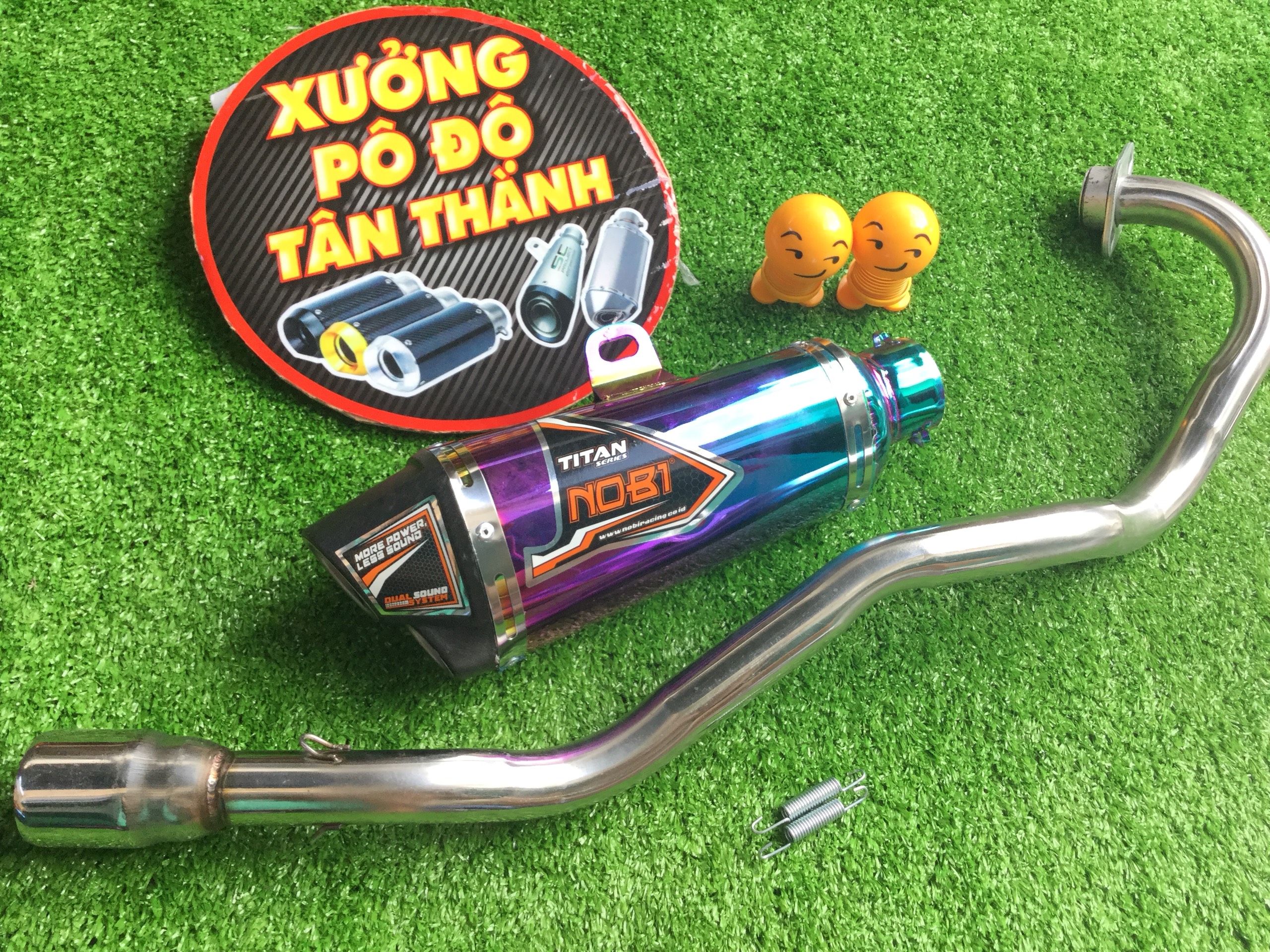 Bộ pô nobi TITAN full cổ winer, sonic,...