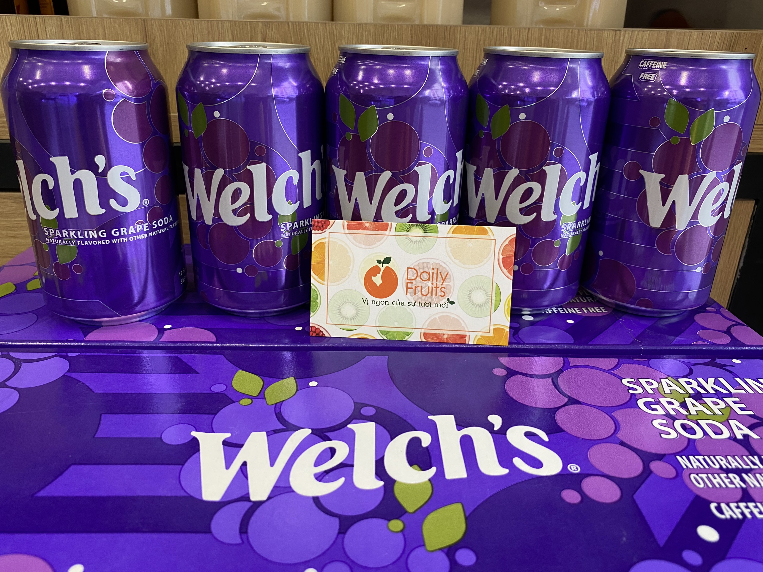 Nước ngọt Soda Welch Nho Mỹ