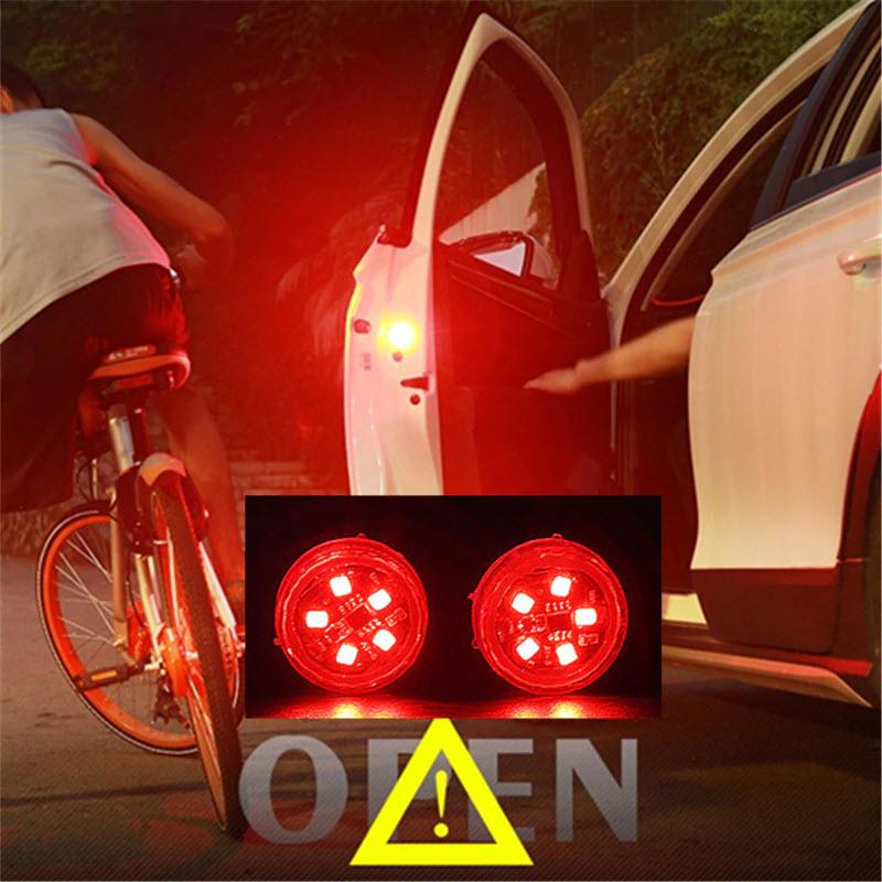 Combo 2 đèn LED cảnh báo va chạm gắn cửa ô tô cao cấp