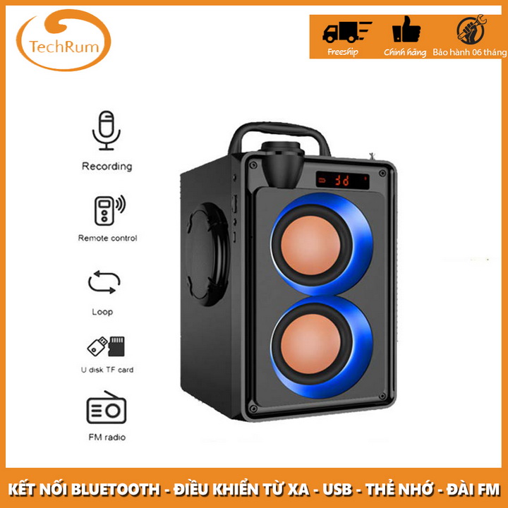 Loa mini máy tính, Loa bluetooth công suất 50w -Loa Bluetooth Cao Cấp RS A20 Haoyes, Âm Trầm Bass Cực Mạnh, Tận Hưởng Âm Thanh 3D Sống Động, Top 100 Loa Bluetooth Giá Rẻ Chất Lượng Cao Bất Ngờ,  - BẢO HÀNH Toàn Quốc