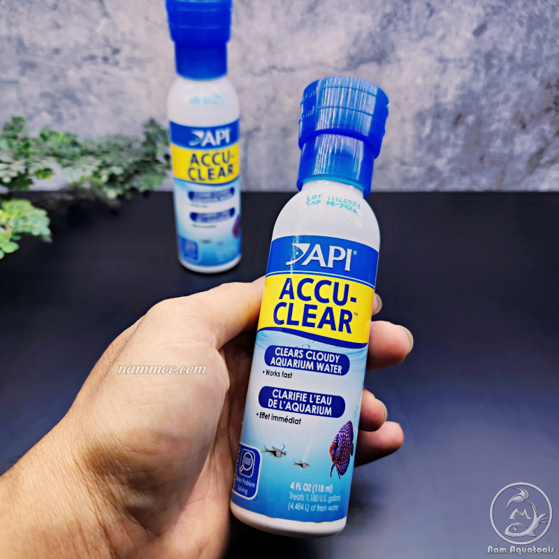 Api accu clear | chế phẩm khử đục - làm trong nước nhanh chóng cho bể cá cảnh, thuỷ sinh