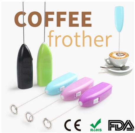 Dụng cụ đánh trứng tạo bọt cafe mini chạy pin