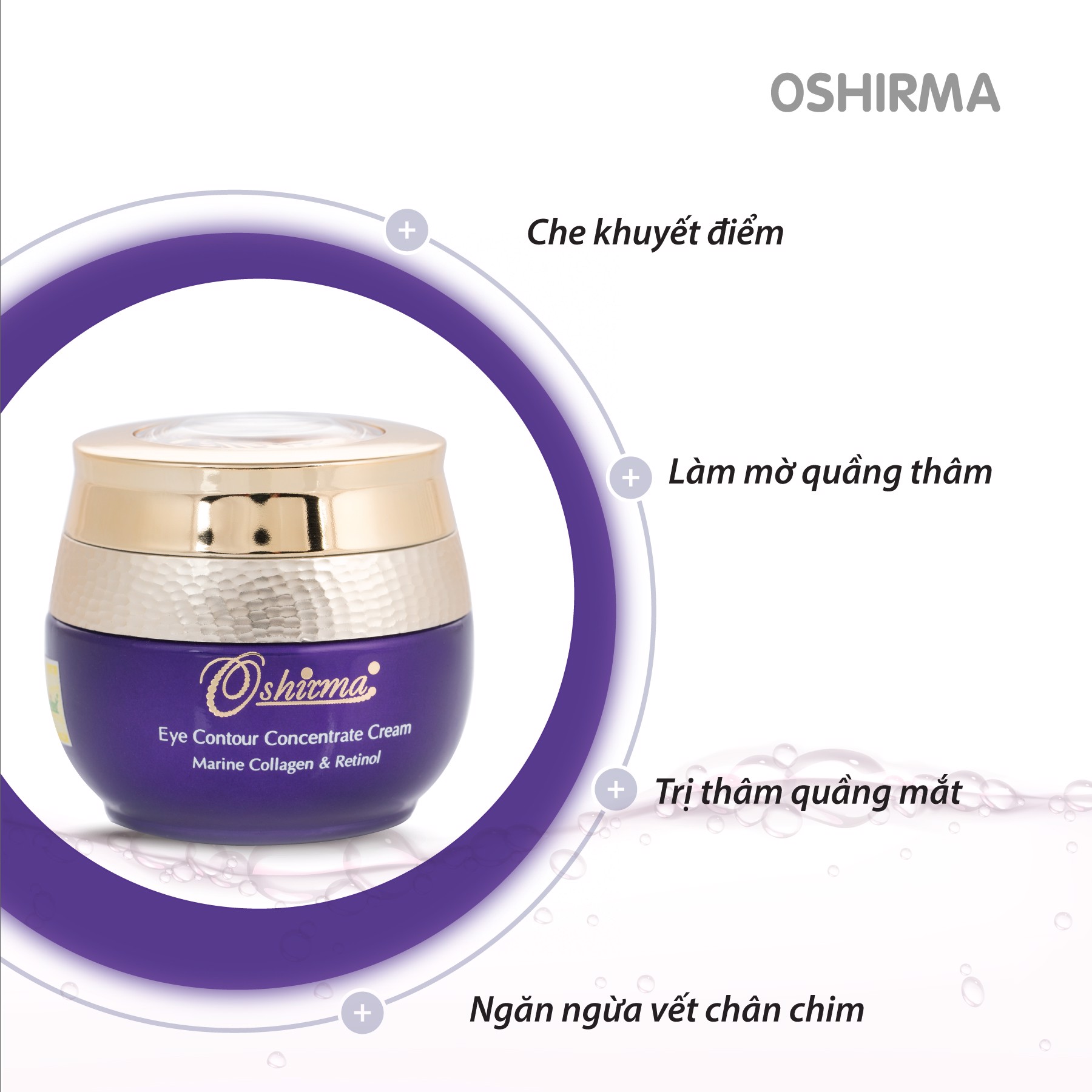 Kem Giảm Quầng Thâm Mắt Oshirma 18GR