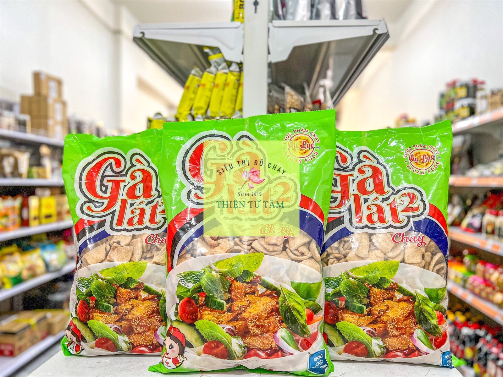 Gà lát 2 chay âu lạc thơm ngon tiện lợi an toàn bịch 1kg