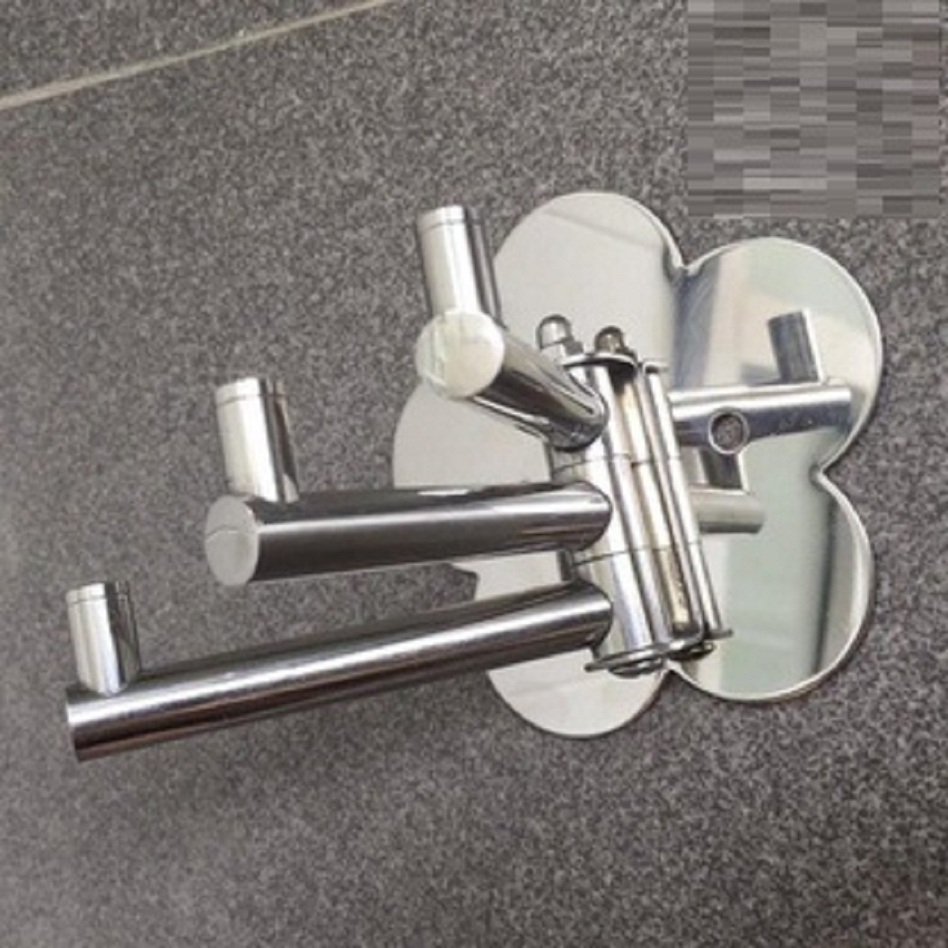 Móc áo 3 chia inox 304 (móc 3 chấu inox)