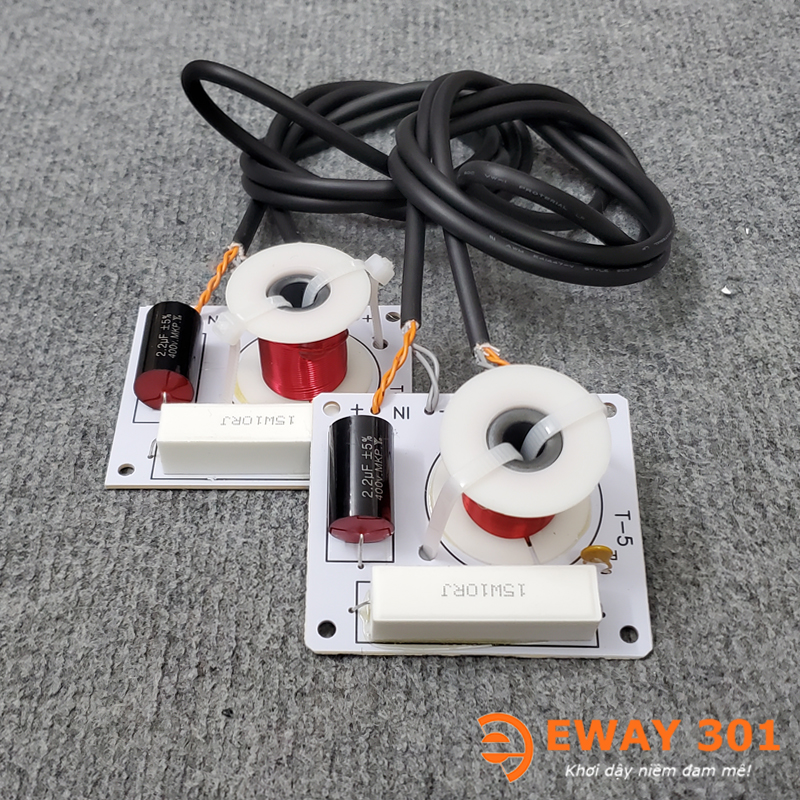 Treble model T5-noise filter circuit for treble speaker