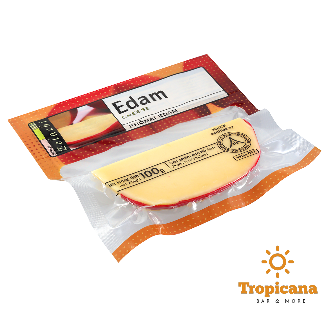Phô mai Edam Bottega Zelachi 100g