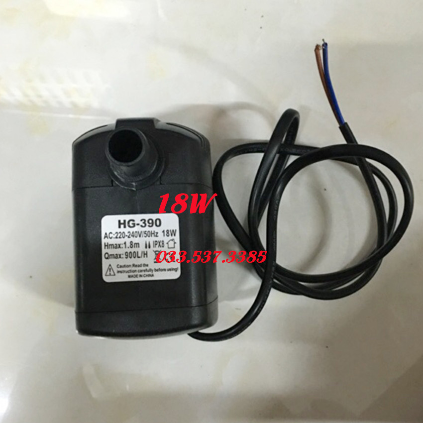 Máy bơm nước, bơm nước mini 8W, 16W, 18W