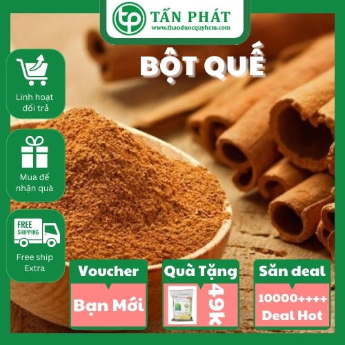 Bột quế nguyên chất 200g - Hàng công ty chất lượng cao - Hỗ trợ cải thiện sức khỏe người sử dụng