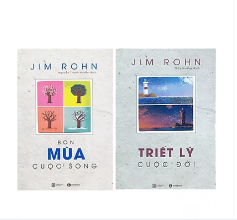Combo Bộ Sách Jim Rohn Bốn Mùa Cuộc Sống - Châm Ngôn Cuộc Sống (Tái Bản) + Bộ Sách Jim Rohn - Triết Lý Cuộc Đời (Tái Bản)