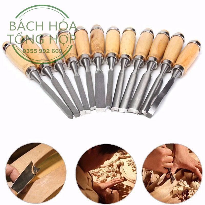 Đục Gỗ, Bộ Đục Gỗ 12 Món Chuyên Dụng