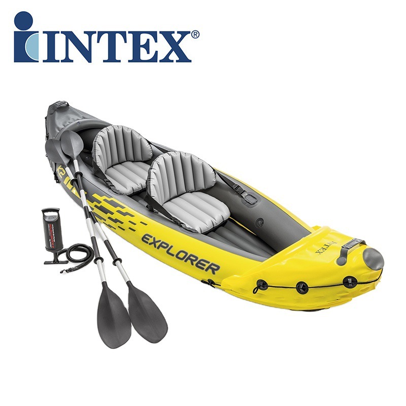 Thuyền kayak bơm hơi explorer 2 người intex 68307