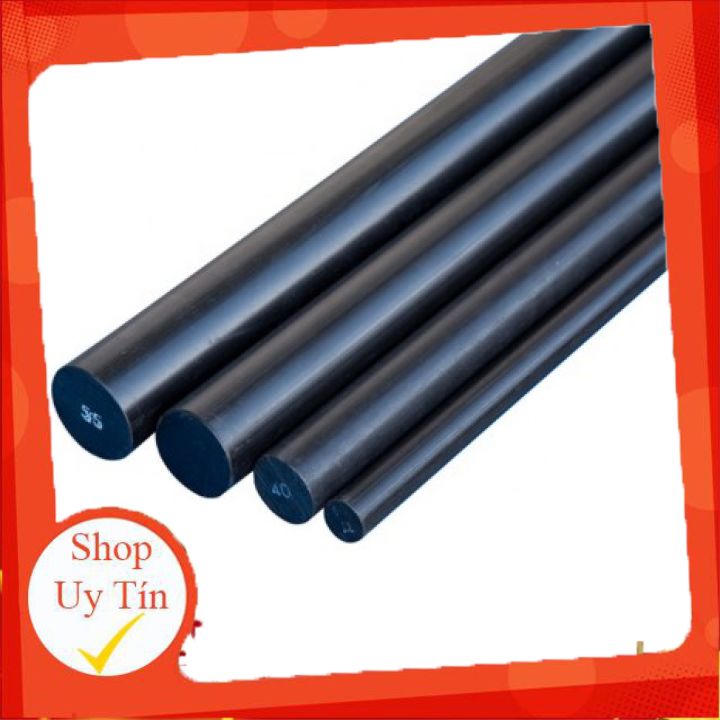 Nhựa P.O.M phi 30x500mm -màu đen
